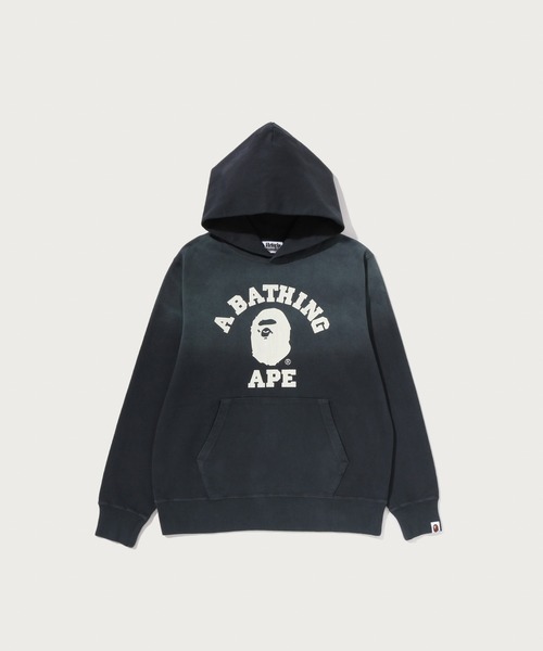 VINTAGE EFFECT COLLEGE PULLOVER HOODIE（パーカー）｜A BATHING APE