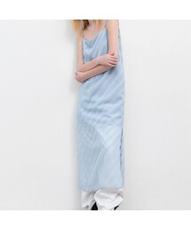 FEATHER STRIPE JACQUARD DRESS (OP-6329)