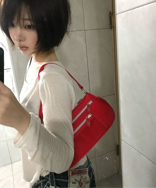 LOTSYOU(ロッツユー)の「LOTSYOU_Punchy Mini Bag BLACK(ショルダーバッグ・レディース・その他・OS)」の22枚目の写真