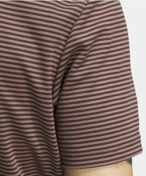 adidas(アディダス)の「オリジナルスゴルフ Originals ストライプ ピケ ポロ【adidas Golf/アディダスゴルフ】(ポロシャツ・メンズ・ブラウン・LARGE/XX-LARGE/SMALL/MEDIUM/X-LARGE)」の6枚目の写真