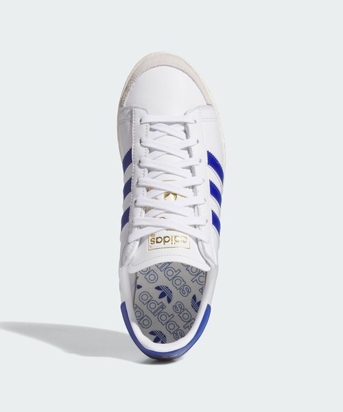 adidas（アディダス）の「ジャバー ロー / JABBAR LO / アディダスオリジナルス adidas Originals（スニーカー・メンズ・ホワイト×ブルー・22.0cm/22.5cm/23.0cm/23.5cm/24.0cm/24.5cm/25.0cm/25.5cm/26.0cm/26.5cm/27.0cm/27.5cm/28.0cm/28.5cm/29.0cm）」の4枚目の写真
