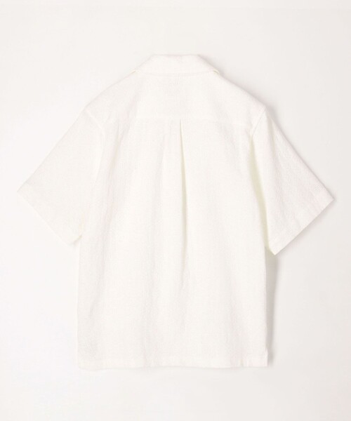 caban（キャバン）の「コットンメッシュドビー オープンカラーシャツ（シャツ/ブラウス・メンズ・ホワイト・M/L）」の4枚目の写真