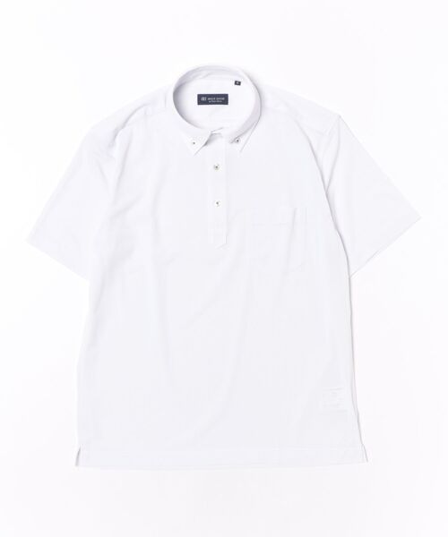 TOKYO SHIRTS(トウキョウシャツ)の「ビズポロ ポロシャツ コンフォートドライ 半袖 メンズ(ポロシャツ・メンズ・ライトグレー・S)」の7枚目の写真