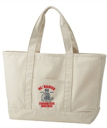 Ol' Basics（オールベーシックス）の「Ol' Basics（オール・ベーシックス） ビッグトートバッグ キャンバス ワーカーイラスト ロゴ プリント 鞄 BAG アメカジ メンズ レディース ユニセックス（トートバッグ）」