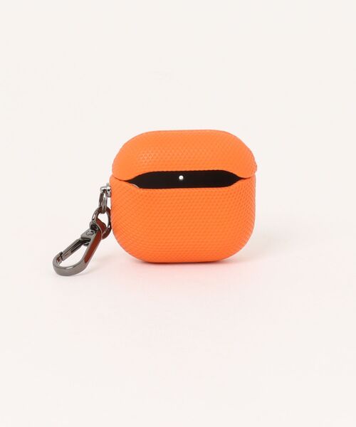 Fun & Daily(ファンアンドデイリー)の「Fabric PU AirPods Case / エアポッズ4 / エアポッズプロ3(ヘッドフォン/イヤホン・レディース・オレンジ/ブラック/ネイビー・A/B)」の5枚目の写真
