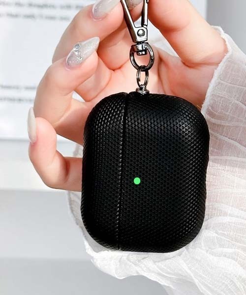 エアポッズプロ　4台少々凹みありです。 Fabric PU AirPods Case / エアポッズ4 / エアポッズプロ3