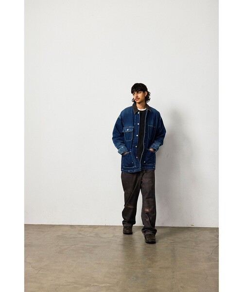 BEAMS（ビームス）の「B.MOCK_PRINT_C/A（カバーオール・メンズ・インディゴブルー/ブラック・M/L/XL/S）」の3枚目の写真