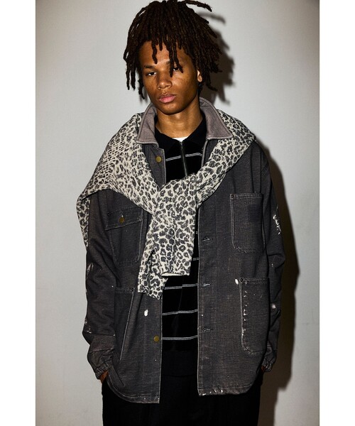 BEAMS（ビームス）の「B.MOCK_PRINT_C/A（カバーオール・メンズ・インディゴブルー/ブラック・M/L/XL/S）」の6枚目の写真