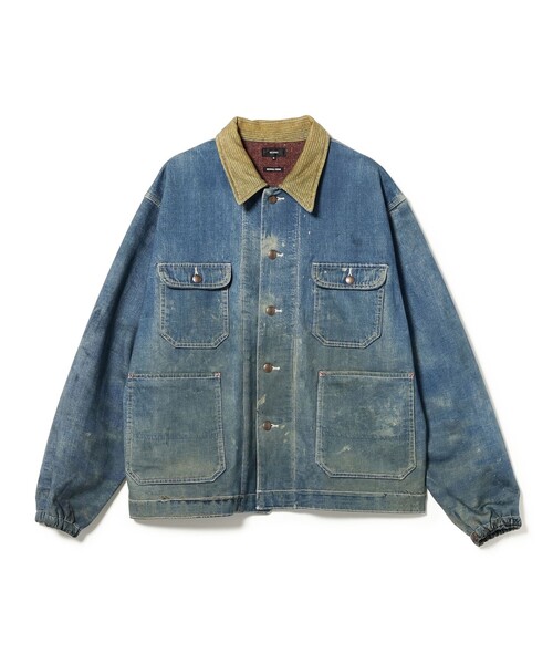 BEAMS（ビームス）の「B.MOCK_PRINT_C/A（カバーオール・メンズ・インディゴブルー/ブラック・M/L/XL/S）」の11枚目の写真