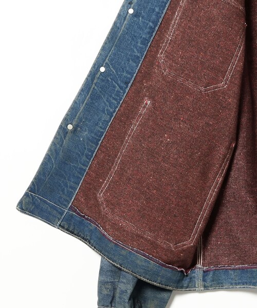 BEAMS（ビームス）の「B.MOCK_PRINT_C/A（カバーオール・メンズ・インディゴブルー/ブラック・M/L/XL/S）」の14枚目の写真