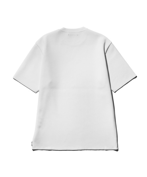 ARTA MECHANICS（エーアールティーエーメカニクス）の「ARTA MECHANICS TECH LUXE KNITTED S/S TEE（エーアールティーエー メカニクス テック リュクス ニット ショートスリーブ Tシャツ）（ニット/セーター・メンズ・ホワイト/ネイビー・LARGE）」の6枚目の写真