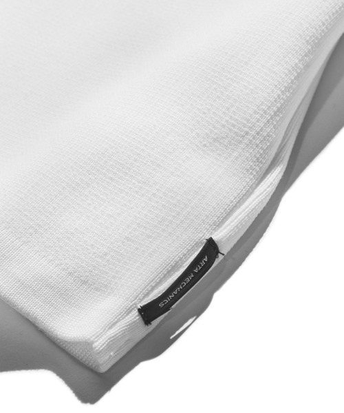 ARTA MECHANICS（エーアールティーエーメカニクス）の「ARTA MECHANICS TECH LUXE KNITTED S/S TEE（エーアールティーエー メカニクス テック リュクス ニット ショートスリーブ Tシャツ）（ニット/セーター・メンズ・ホワイト/ネイビー・LARGE）」の12枚目の写真