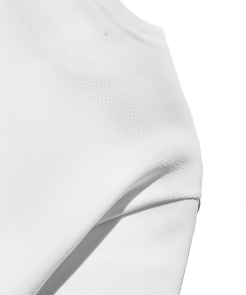 ARTA MECHANICS（エーアールティーエーメカニクス）の「ARTA MECHANICS TECH LUXE KNITTED S/S TEE（エーアールティーエー メカニクス テック リュクス ニット ショートスリーブ Tシャツ）（ニット/セーター・メンズ・ホワイト/ネイビー・LARGE）」の15枚目の写真