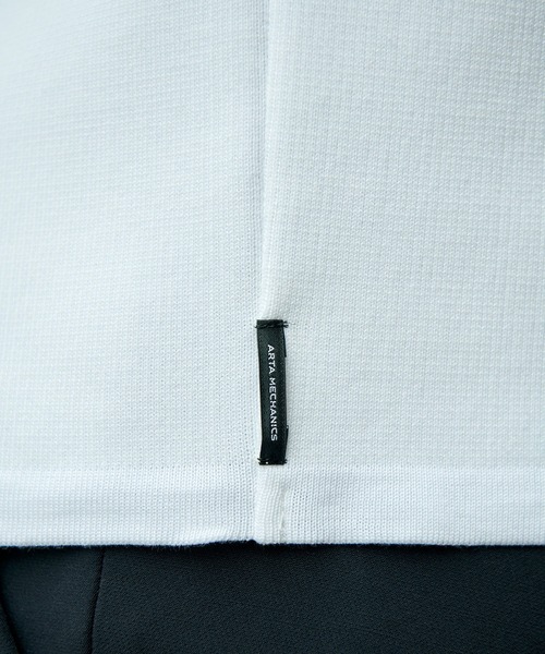 ARTA MECHANICS（エーアールティーエーメカニクス）の「ARTA MECHANICS TECH LUXE KNITTED S/S TEE（エーアールティーエー メカニクス テック リュクス ニット ショートスリーブ Tシャツ）（ニット/セーター・メンズ・ホワイト/ネイビー・LARGE）」の16枚目の写真