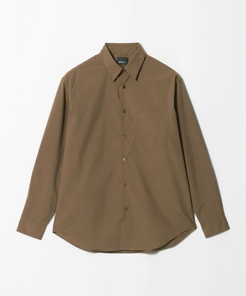 green label relaxing(グリーンレーベルリラクシング)の「【WEB限定】JUST fit コットンライク リラックス シルエット 長袖 シャツ(シャツ/ブラウス・メンズ・ブラウン系/コバルトブルー・M/XL/L/S)」の13枚目の写真