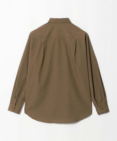 green label relaxing(グリーンレーベルリラクシング)の「【WEB限定】JUST fit コットンライク リラックス シルエット 長袖 シャツ(シャツ/ブラウス・メンズ・ブラウン系/コバルトブルー・M/XL/L/S)」の3枚目の写真