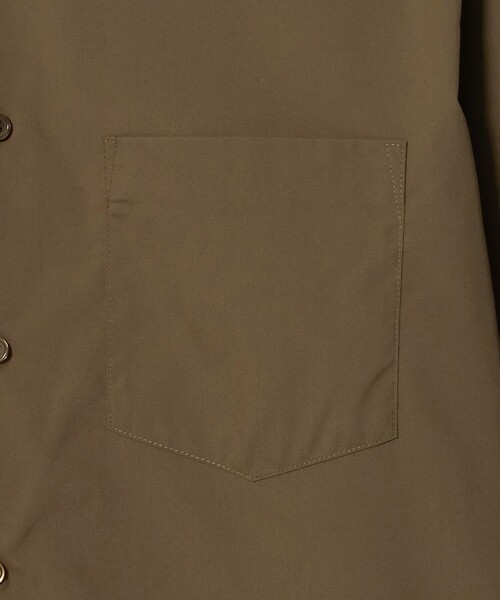 green label relaxing(グリーンレーベルリラクシング)の「【WEB限定】JUST fit コットンライク リラックス シルエット 長袖 シャツ(シャツ/ブラウス・メンズ・ブラウン系/コバルトブルー・M/XL/L/S)」の7枚目の写真