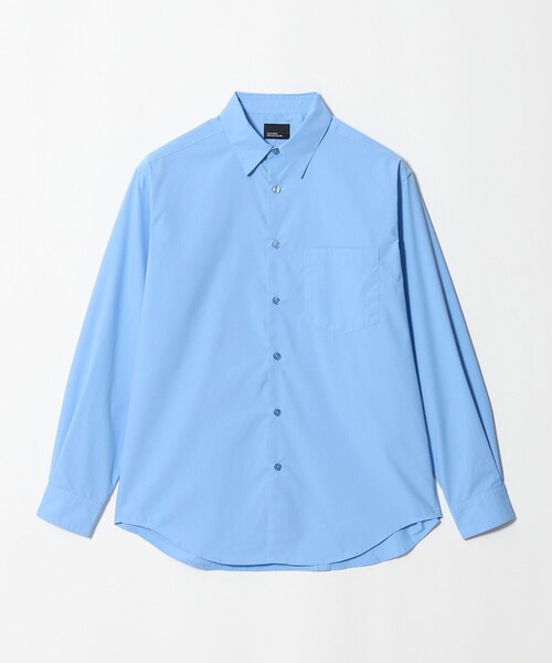 green label relaxing(グリーンレーベルリラクシング)の「【WEB限定】JUST fit コットンライク リラックス シルエット 長袖 シャツ(シャツ/ブラウス・メンズ・ブラウン系/コバルトブルー・M/XL/L/S)」の18枚目の写真