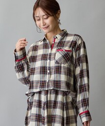 WALDO（ウォルド）の「モールチェックロングスリーブシャツ（シャツ/ブラウス）」