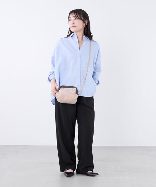 AULENTTI(オウレンティ)の「【AULENTTI】スエードワンショルダートートバッグ withチェーンショルダーポーチ-One-Handle Tote Bag(トートバッグ・レディース・ダークブラウン・FREE)」の3枚目の写真