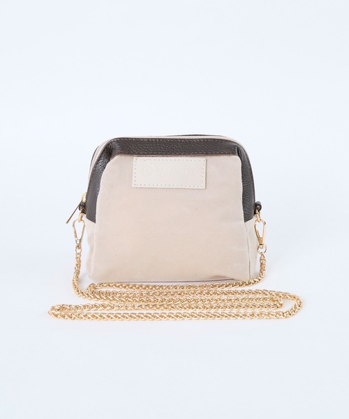 AULENTTI(オウレンティ)の「【AULENTTI】スエードワンショルダートートバッグ withチェーンショルダーポーチ-One-Handle Tote Bag(トートバッグ・レディース・ダークブラウン・FREE)」の11枚目の写真
