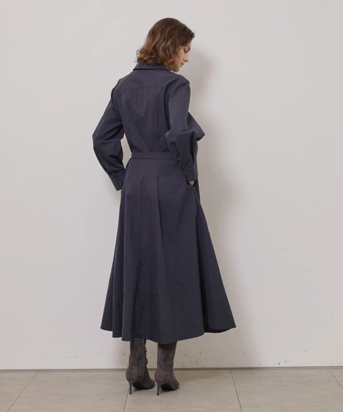 CADUNE(カデュネ)の「ミリタリーシャツワンピース(ワンピース・レディース・ブラック/カーキ・38/36)」の8枚目の写真