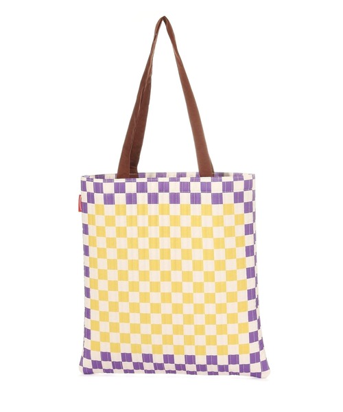 Fishs Eddy(フィッシュエディ)の「【FISHS EDDY(フィッシュエディ)】キルティングトート(トートバッグ・レディース・イエロー/ブルー・FREE)」の4枚目の写真