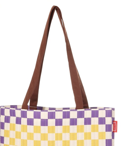 Fishs Eddy(フィッシュエディ)の「【FISHS EDDY(フィッシュエディ)】キルティングトート(トートバッグ・レディース・イエロー/ブルー・FREE)」の6枚目の写真