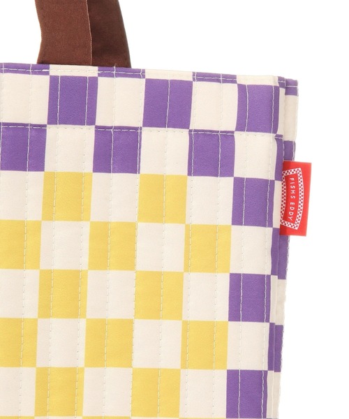 Fishs Eddy(フィッシュエディ)の「【FISHS EDDY(フィッシュエディ)】キルティングトート(トートバッグ・レディース・イエロー/ブルー・FREE)」の7枚目の写真