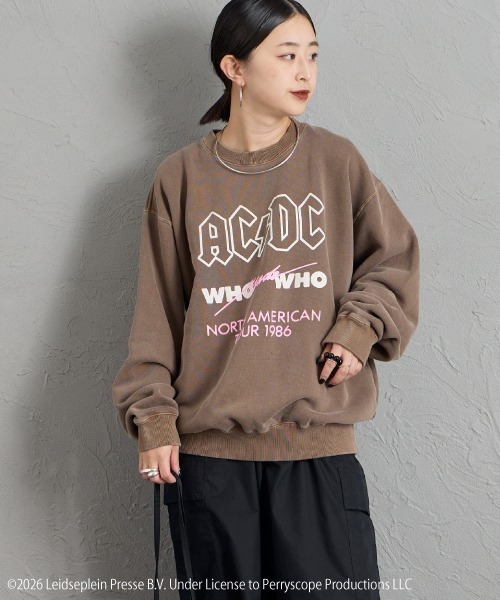 別注 AC/DC 搖滾印花大學T(Who Made Who)