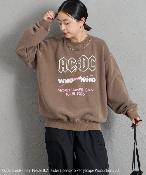 別注 AC/DC 搖滾印花大學T(Who Made Who)