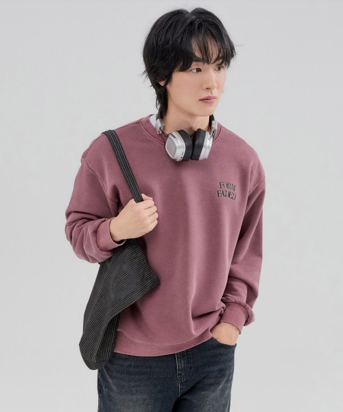 CHASECULT（チェイスカルト）の「メンズ PIGMENT グラフィック スウェットTシャツ-FERK5132B0T（スウェット・メンズ・バイオレット・105/95/100）」の3枚目の写真