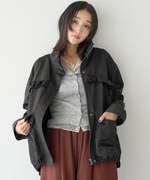 ミリタリーフリルジャケット