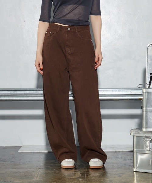 セール】【2026秋冬新作】Hickory Wide Denim｜ヒッコリーワイドデニム