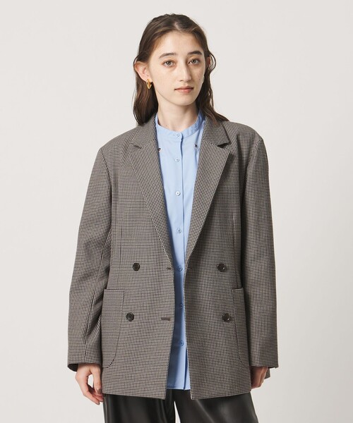 UNITED ARROWS(ユナイテッドアローズ)の「T/W 4ボタン ジャケット(テーラードジャケット・レディース・ネイビー/その他2/その他1・36/38)」の14枚目の写真