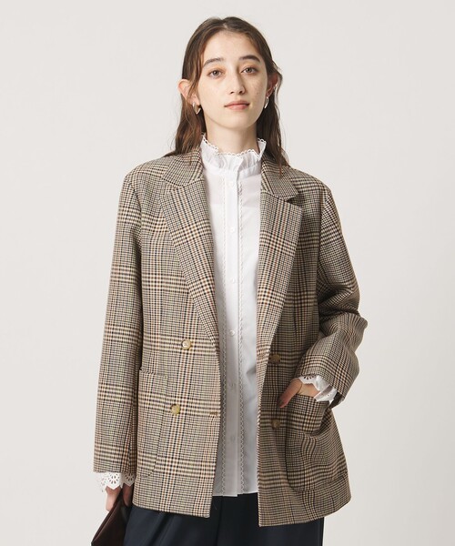 UNITED ARROWS(ユナイテッドアローズ)の「T/W 4ボタン ジャケット(テーラードジャケット・レディース・ネイビー/その他2/その他1・36/38)」の17枚目の写真