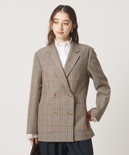 UNITED ARROWS(ユナイテッドアローズ)の「T/W 4ボタン ジャケット(テーラードジャケット・レディース・ネイビー/その他2/その他1・36/38)」の8枚目の写真