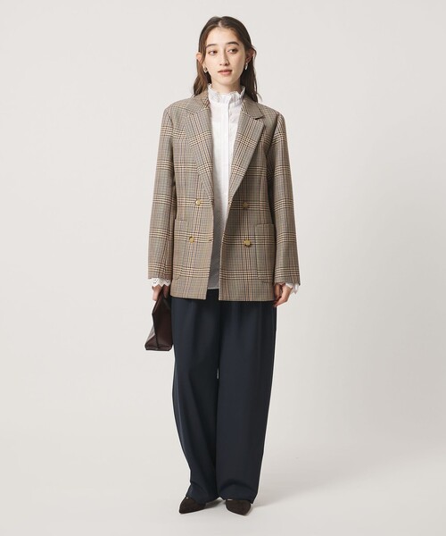 UNITED ARROWS(ユナイテッドアローズ)の「T/W 4ボタン ジャケット(テーラードジャケット・レディース・ネイビー/その他2/その他1・36/38)」の9枚目の写真