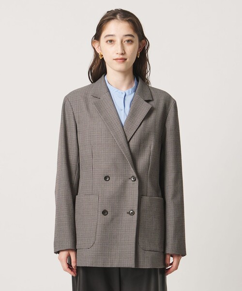 UNITED ARROWS(ユナイテッドアローズ)の「T/W 4ボタン ジャケット(テーラードジャケット・レディース・ネイビー/その他2/その他1・36/38)」の10枚目の写真