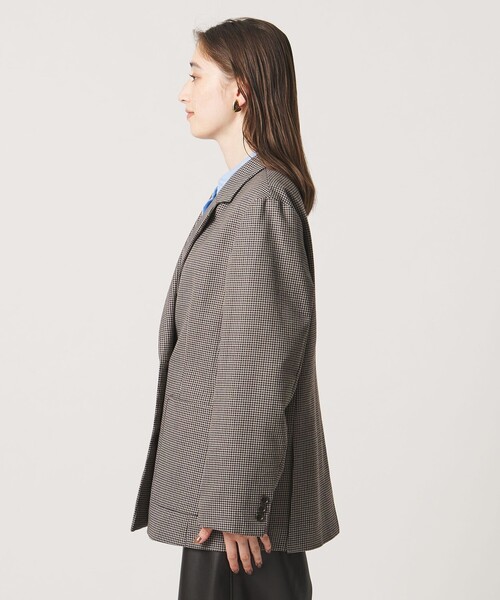 UNITED ARROWS(ユナイテッドアローズ)の「T/W 4ボタン ジャケット(テーラードジャケット・レディース・ネイビー/その他2/その他1・36/38)」の11枚目の写真