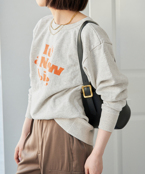 Spick & Span(スピックアンドスパン)の「Mixta /ミクスタ CREW NECK SWEAT クルーネックスウェット(スウェット・レディース・レッド/グレー・SMALL)」の21枚目の写真