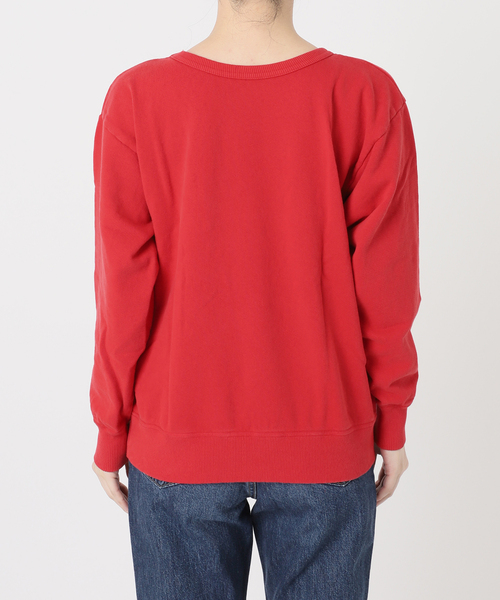 Spick & Span(スピックアンドスパン)の「Mixta /ミクスタ CREW NECK SWEAT クルーネックスウェット(スウェット・レディース・レッド/グレー・SMALL)」の8枚目の写真