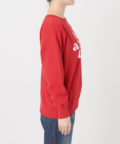 Spick & Span(スピックアンドスパン)の「Mixta /ミクスタ CREW NECK SWEAT クルーネックスウェット(スウェット・レディース・レッド/グレー・SMALL)」の9枚目の写真