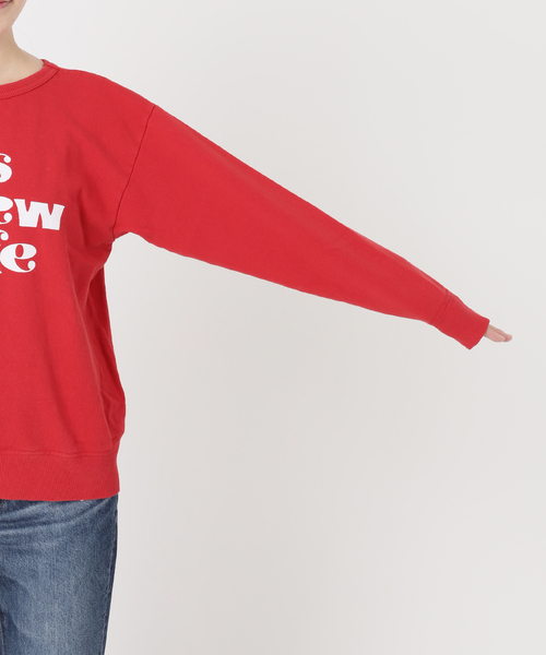 Spick & Span(スピックアンドスパン)の「Mixta /ミクスタ CREW NECK SWEAT クルーネックスウェット(スウェット・レディース・レッド/グレー・SMALL)」の10枚目の写真