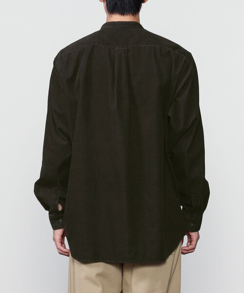 DANTON(ダントン)の「DANTON | コーデュロイ バンドカラー長袖シャツ MEN(シャツ/ブラウス・メンズ・チャコール/オリーブ・42/40)」の12枚目の写真