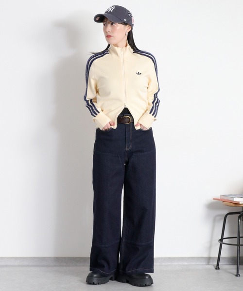 adidas(アディダス)の「【adidas】Womens KNITTED FIREBIRD TRACK TOP(ブルゾン・レディース・ホワイト系/ブラック系・L)」の17枚目の写真