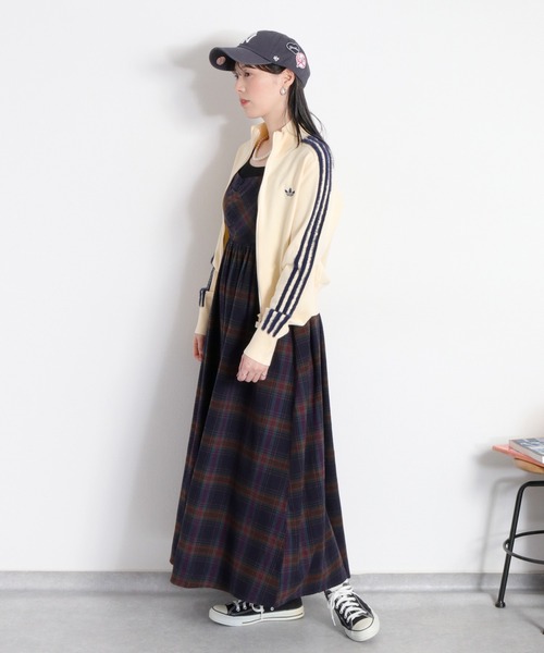 adidas(アディダス)の「【adidas】Womens KNITTED FIREBIRD TRACK TOP(ブルゾン・レディース・ホワイト系/ブラック系・L)」の22枚目の写真
