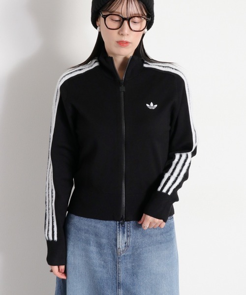 adidas(アディダス)の「【adidas】Womens KNITTED FIREBIRD TRACK TOP(ブルゾン・レディース・ホワイト系/ブラック系・L)」の14枚目の写真