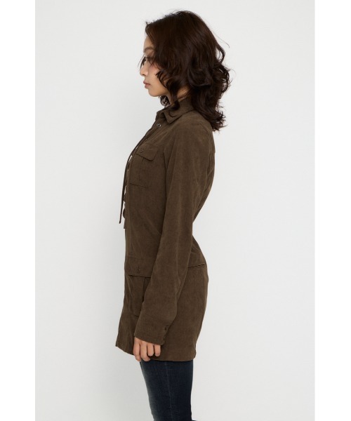 LAGUA GEM(ラグアジェム)の「LACE UP CORDUROY ミニワンピース(ワンピース・レディース・ブラック/ブラウン・SMALL/MEDIUM)」の10枚目の写真