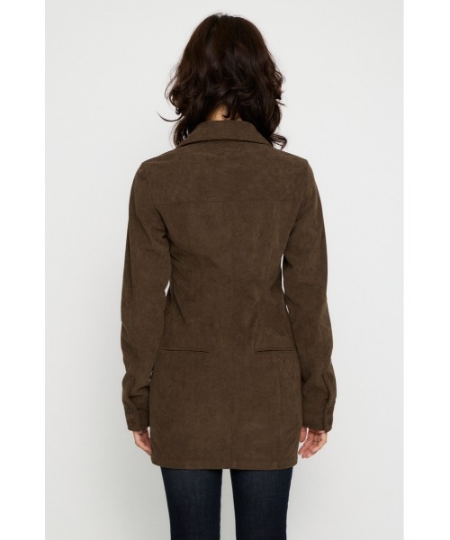 LAGUA GEM(ラグアジェム)の「LACE UP CORDUROY ミニワンピース(ワンピース・レディース・ブラック/ブラウン・SMALL/MEDIUM)」の11枚目の写真